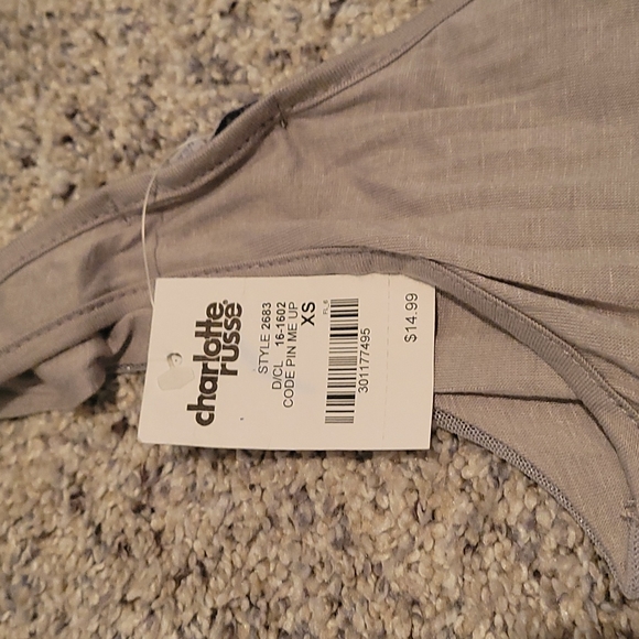 Sexy Silver shirt. Size: XS - Picture 4 of 4